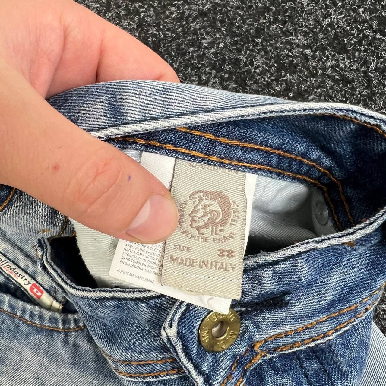 Diesel Diesel vintage distressed denim jeans pants slim luxury y2k Size US 38 / EU 54 - 6 Thumbnail