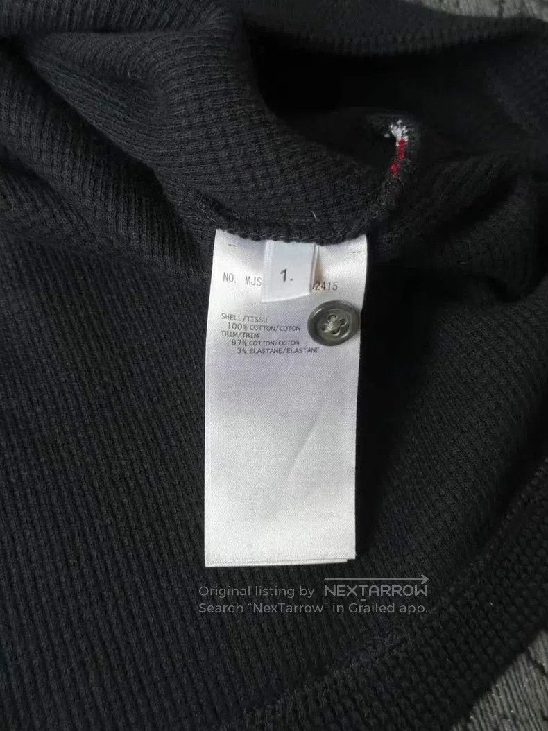 Thom Browne Thom Browne Long-sleeved high-necked waffle sweater Size US S / EU 44-46 / 1 - 4 Thumbnail