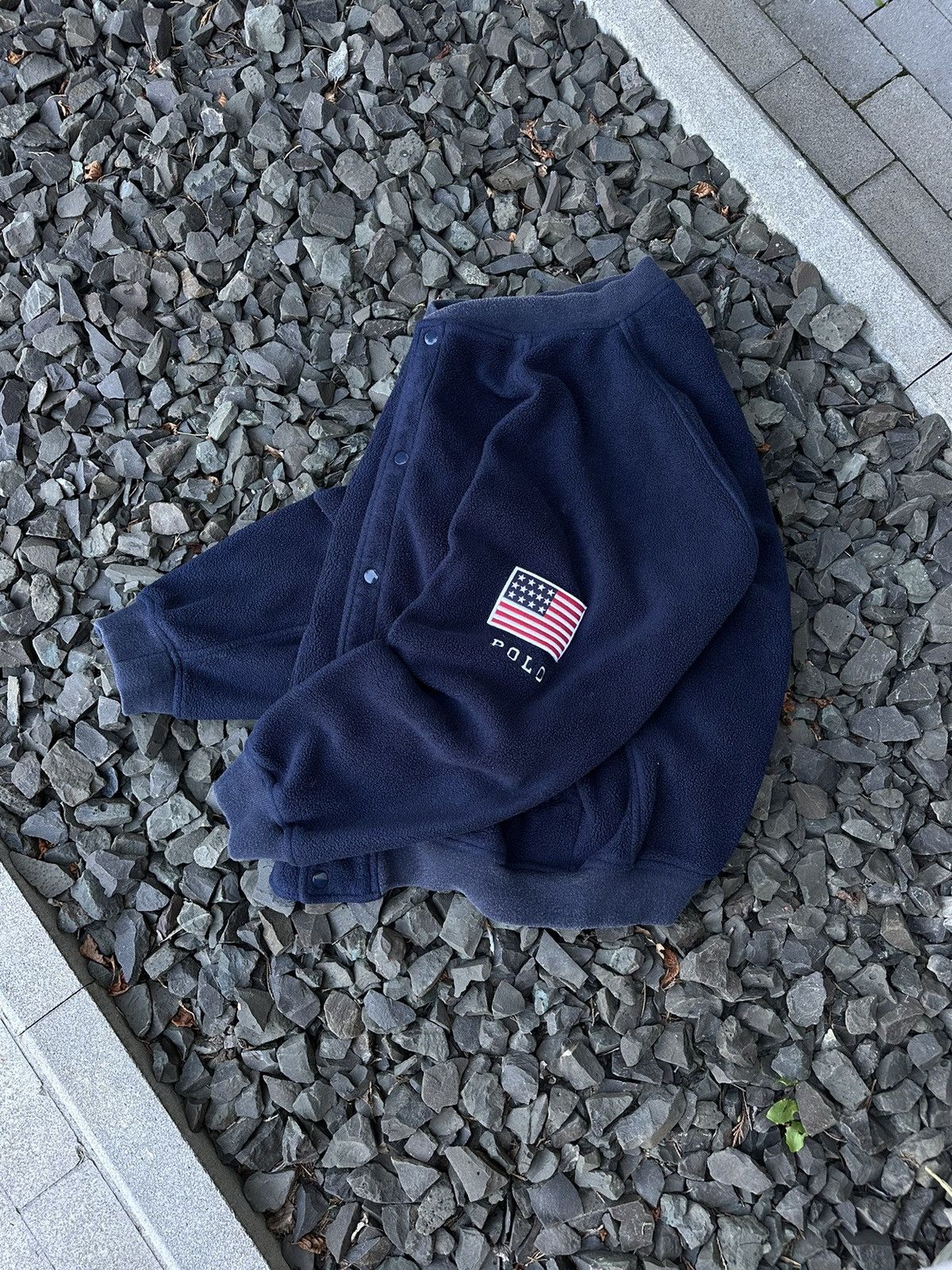 Polo Ralph Lauren × Vintage Vintage jacket polo Ralph Lauren Fleece bomber Size US XXL / EU 58 / 5 - 1 Thumbnail