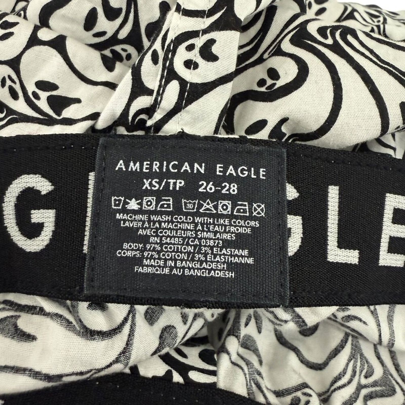 American Eagle Outfitters American Eagle Ghost Swirl Stretch Boxer Short XS Size 28 - 3 Thumbnail