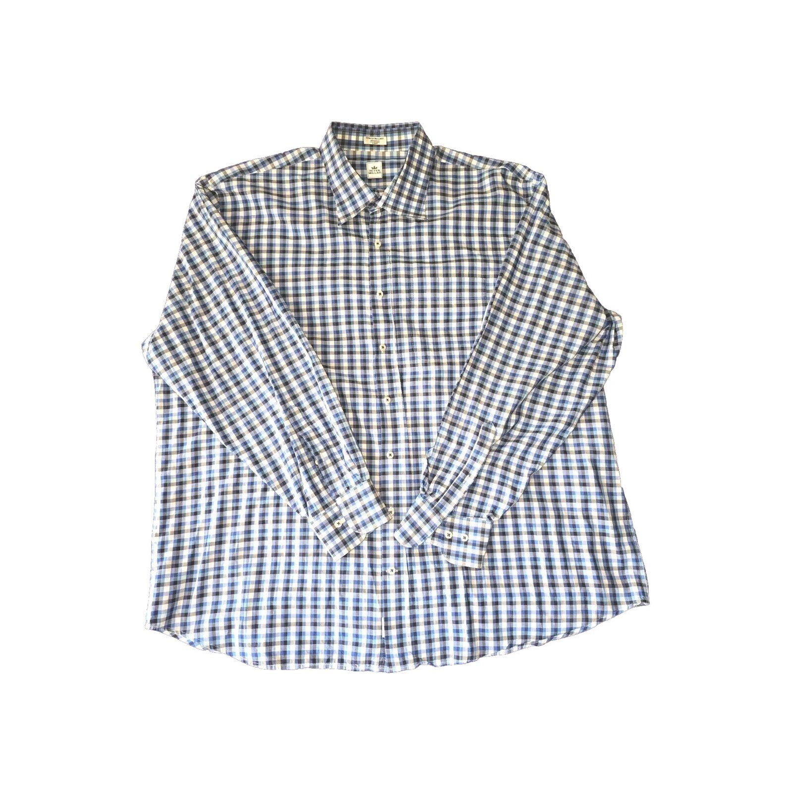 Peter Millar Peter Millar Mens Size XXL Button Up Long Sleeve Blue Black Size US XXL / EU 58 / 5 - 1 Thumbnail