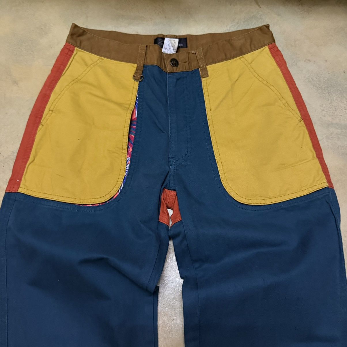 Aldies Aldies Colour Block Pants Size US 31 - 3 Thumbnail