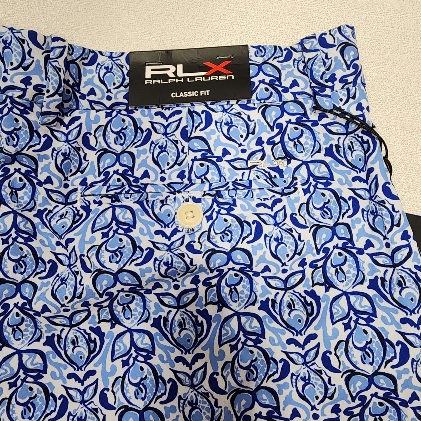 RLX Ralph Lauren RLX Ralph Lauren classic shorts W34'' x L20'' Fish Print Size US 34 / EU 50 - 6 Thumbnail