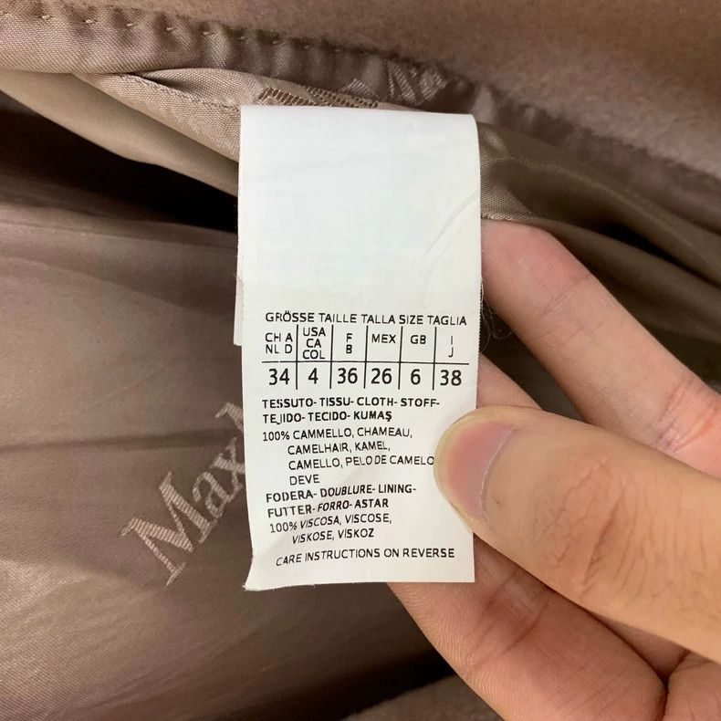Max Mara Max Mara Light Camel Bathrobe Coat Size S / US 4 / IT 40 - 7 Thumbnail