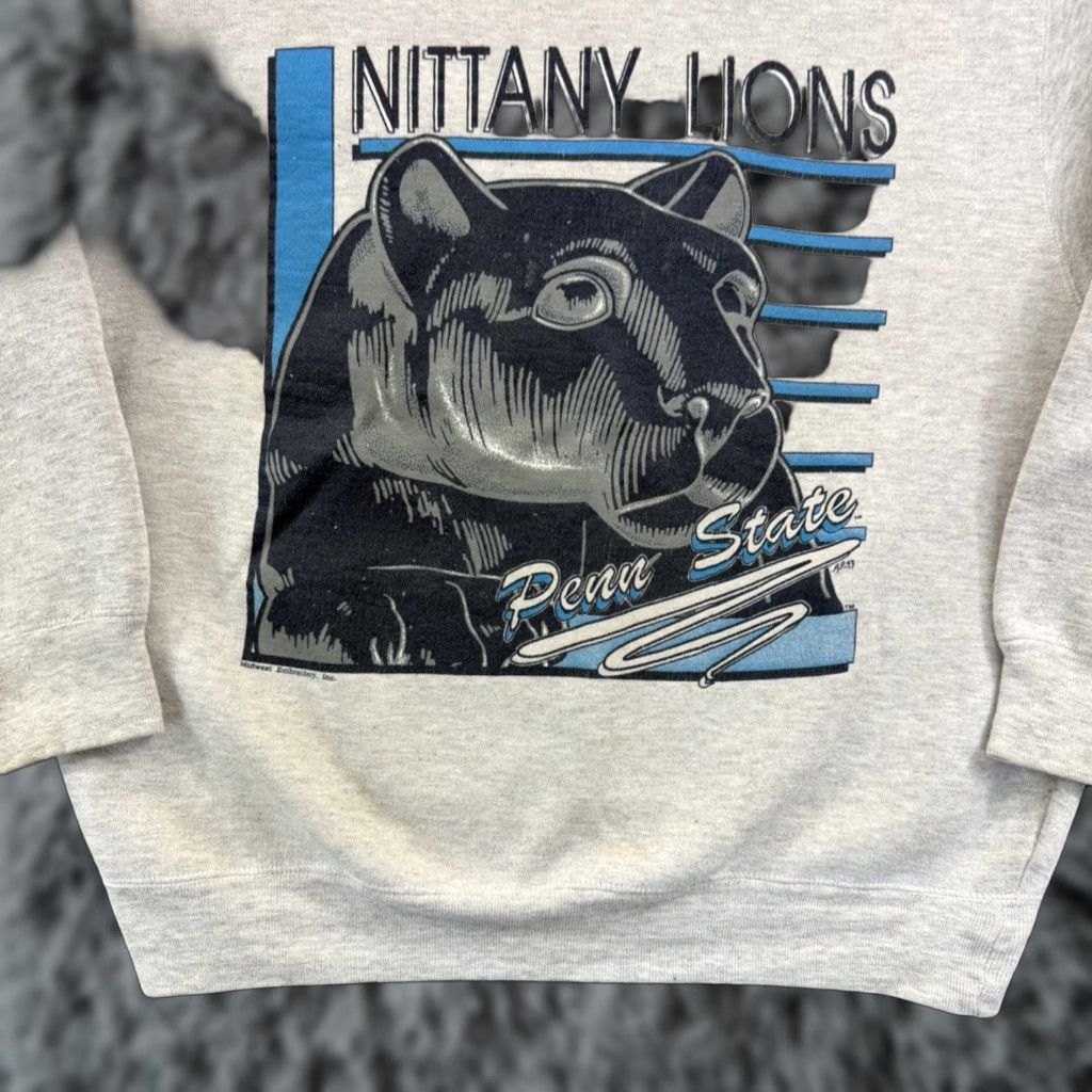 Penn VINTAGE Penn State Nittany Lions Sweatshirt Men’s Large 90s Football Sport USA Shirt Size US L / EU 52-54 / 3 - 1 Thumbnail