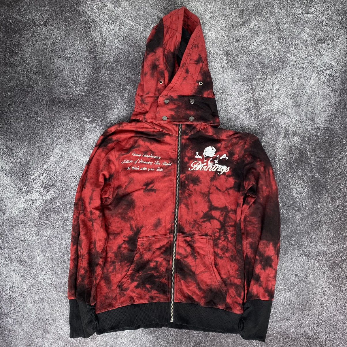 image of If Six Was Nine x Le Grande Bleu L G B Berning Sho Seditionaries Punk Bondage Lgb Tie Dye Jacket (S
