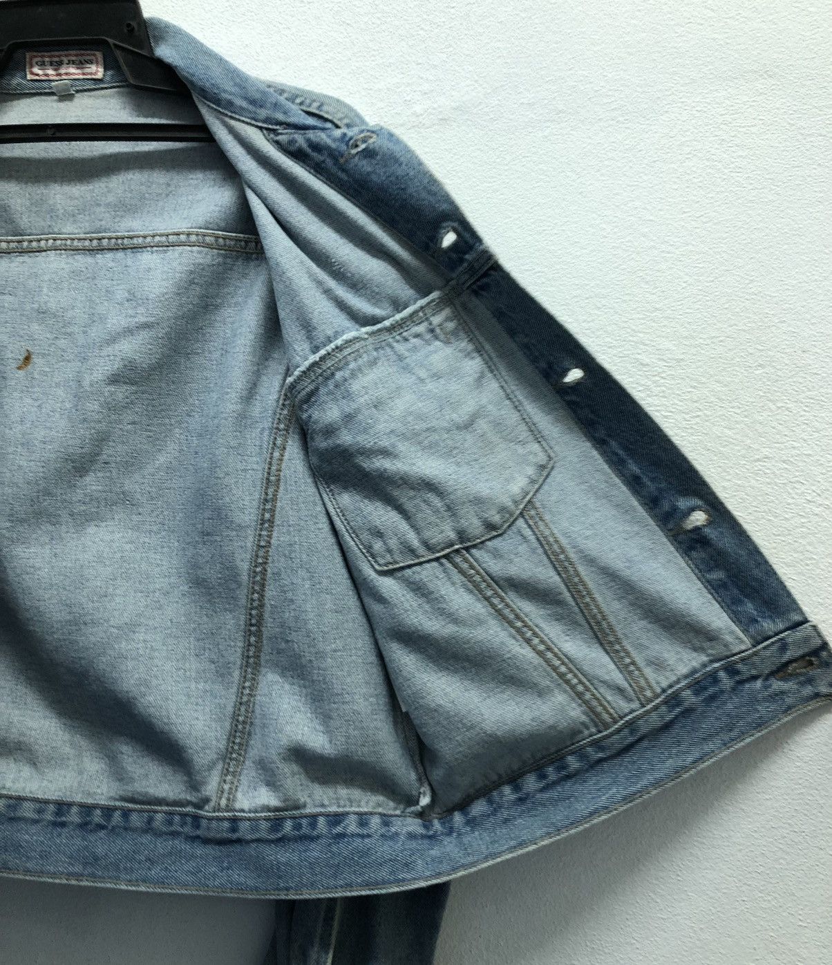 Guess Vintage Guess Jeans USA Denim Jacket - Size L - Made in USA Size US L / EU 52-54 / 3 - 13 Thumbnail