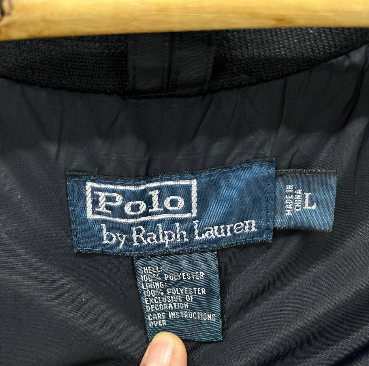 Polo Ralph Lauren Vintage Polo Ralph Lauren Zip Up Trashed Jacket Size US L / EU 52-54 / 3 - 7 Thumbnail