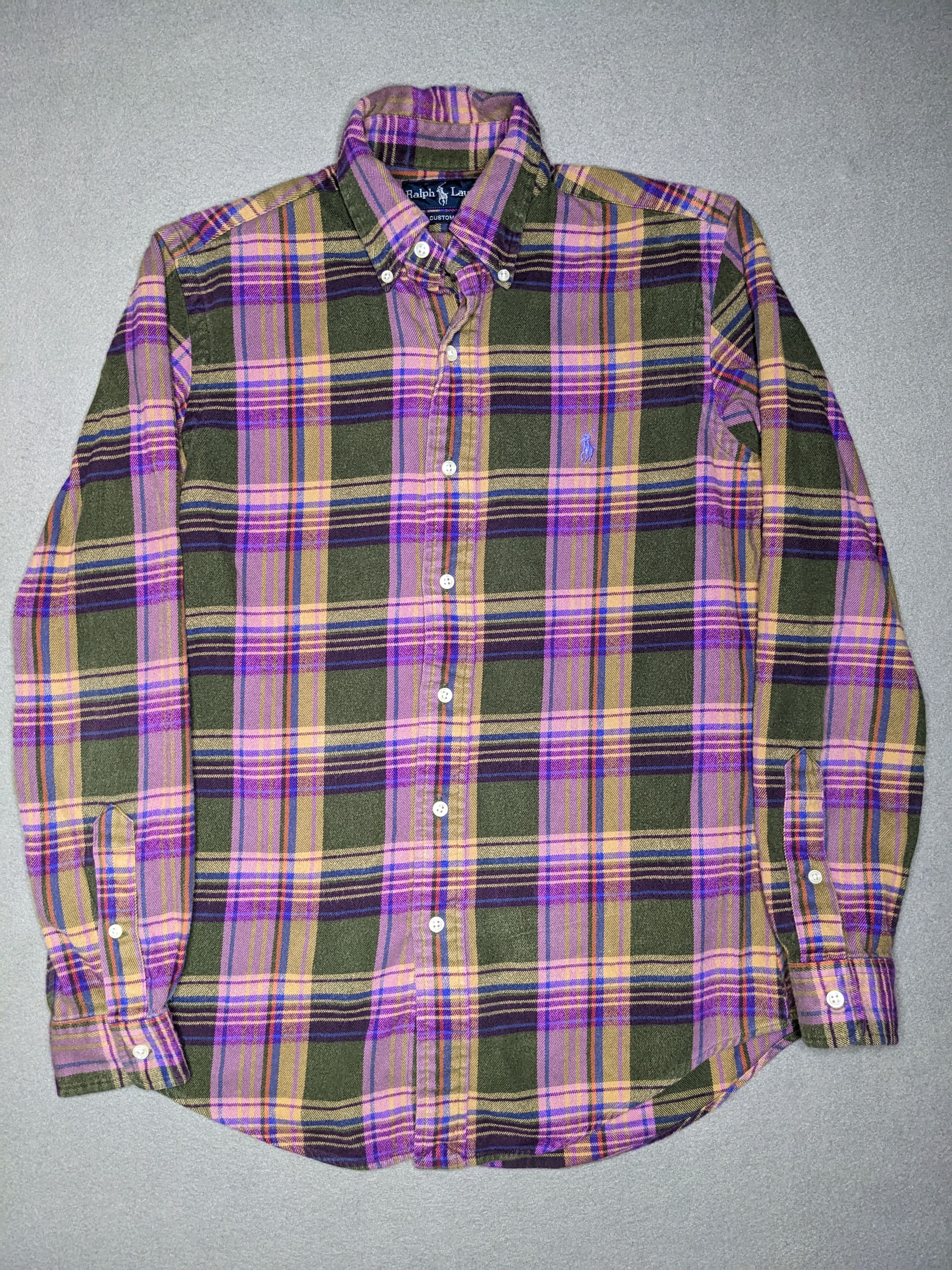 Polo Ralph Lauren Polo Ralph Lauren Flannel Plaid Shirt Mens Small Pony Size US S / EU 44-46 / 1 - 1 Thumbnail