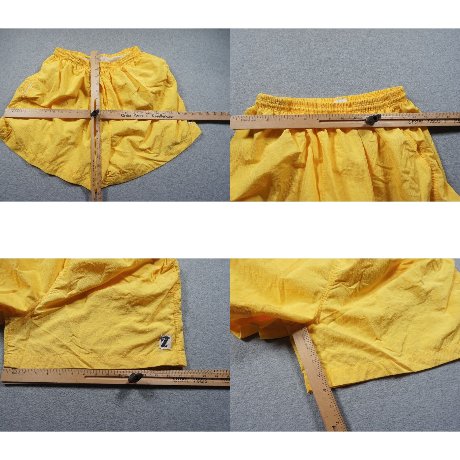 Vintage Vintage Jimmy Z Mens Medium Yellow Boardshorts Swim Trunks Surf Skate Shorts Size US 31 - 8 Thumbnail