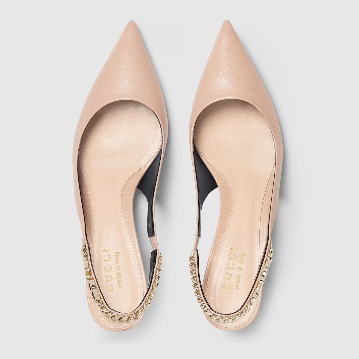 Gucci oc11z1025 Signoria Slingback Pumps in Light Pink Size US 6.5 / IT 36.5 - 5 Thumbnail