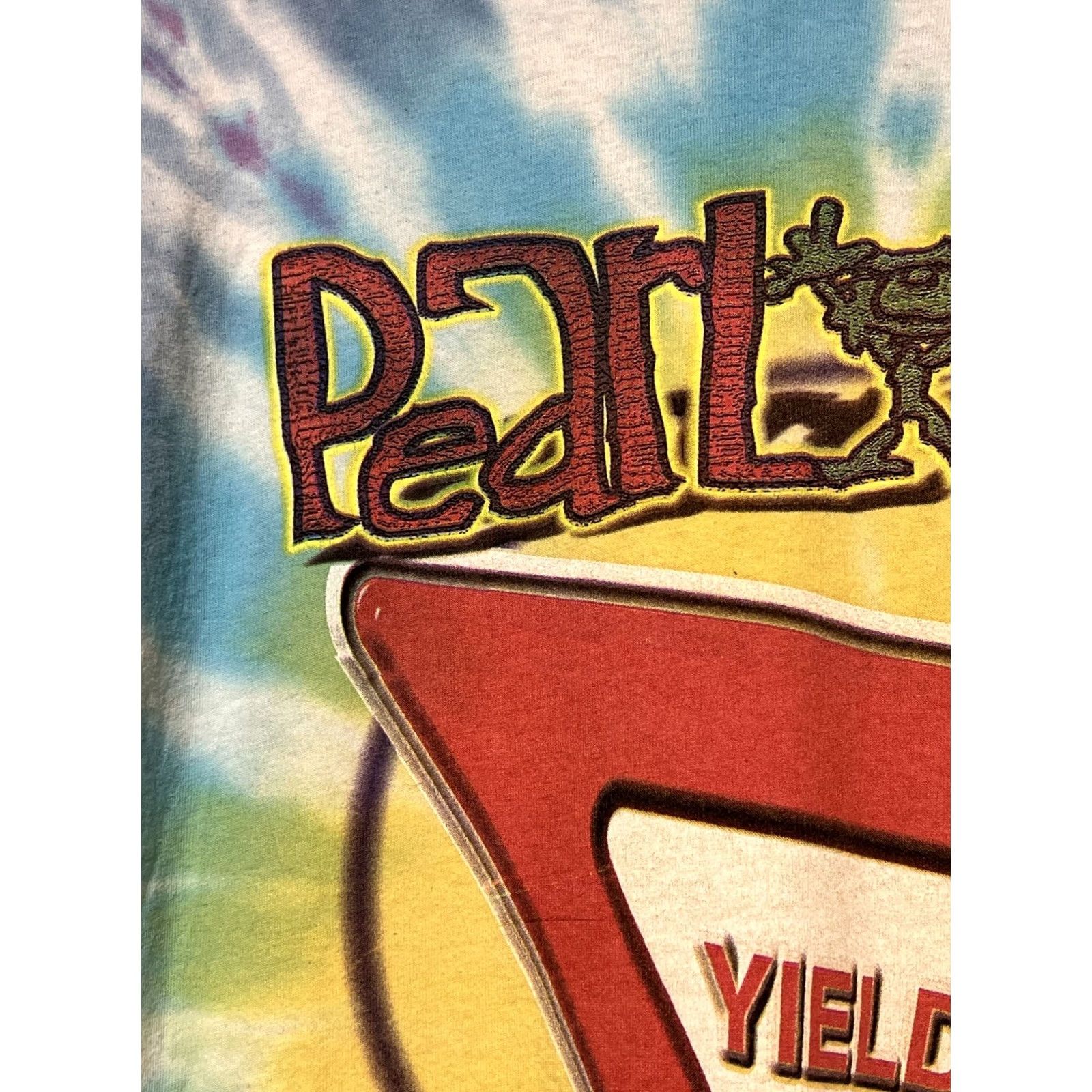Delta VINTAGE Pearl Jam T-Shirt 1998 Yield Tour Tie Dye XL Delta Pro Weight Mens Size US XL / EU 56 / 4 - 2 Thumbnail