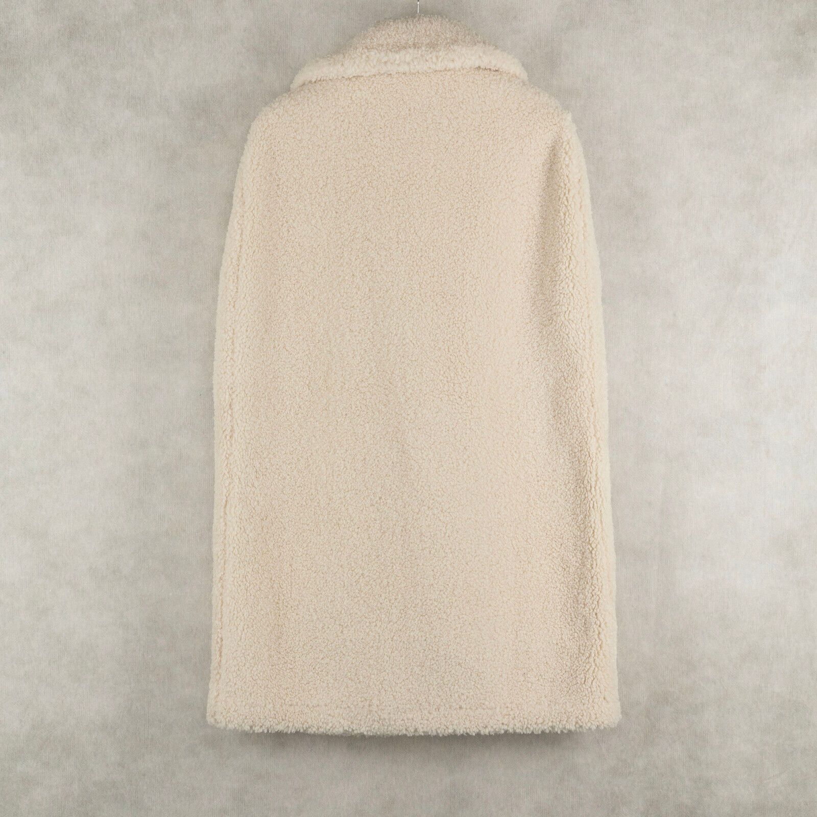 Maje Maje Women Gladice Faux Fur Cape Coat Ecru Size 38/M Size M / US 6-8 / IT 42-44 - 3 Thumbnail