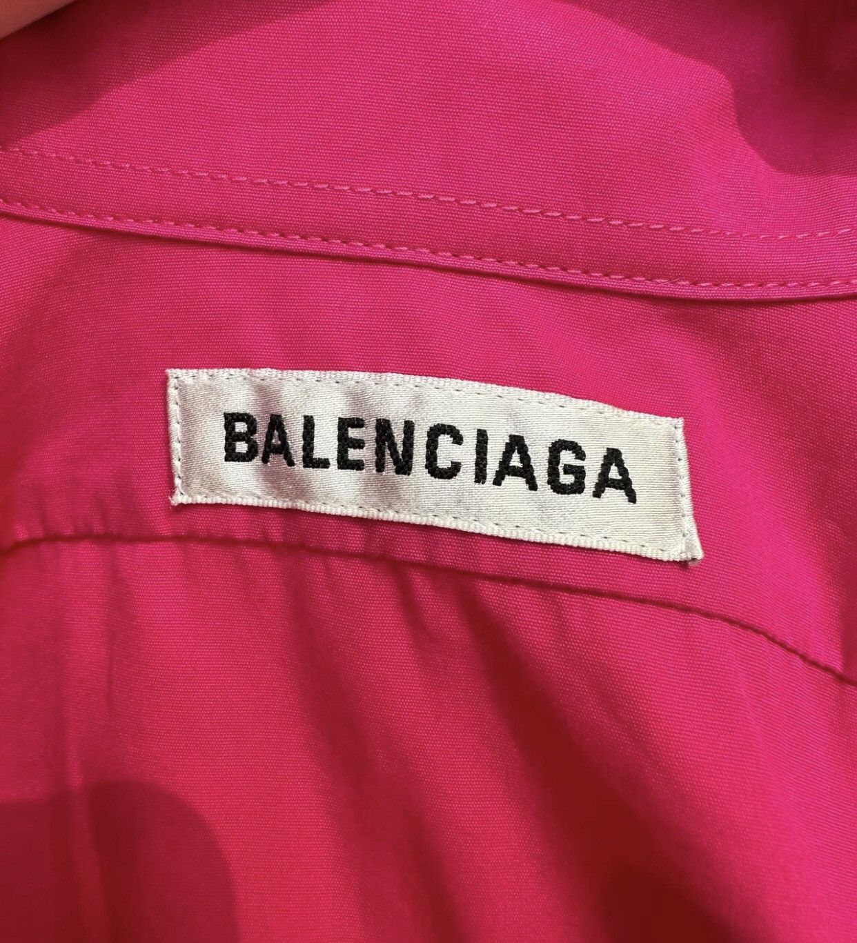 Balenciaga Balenciaga Logo letter printed lapel long sleeved shirt Size US S / EU 44-46 / 1 - 7 Thumbnail