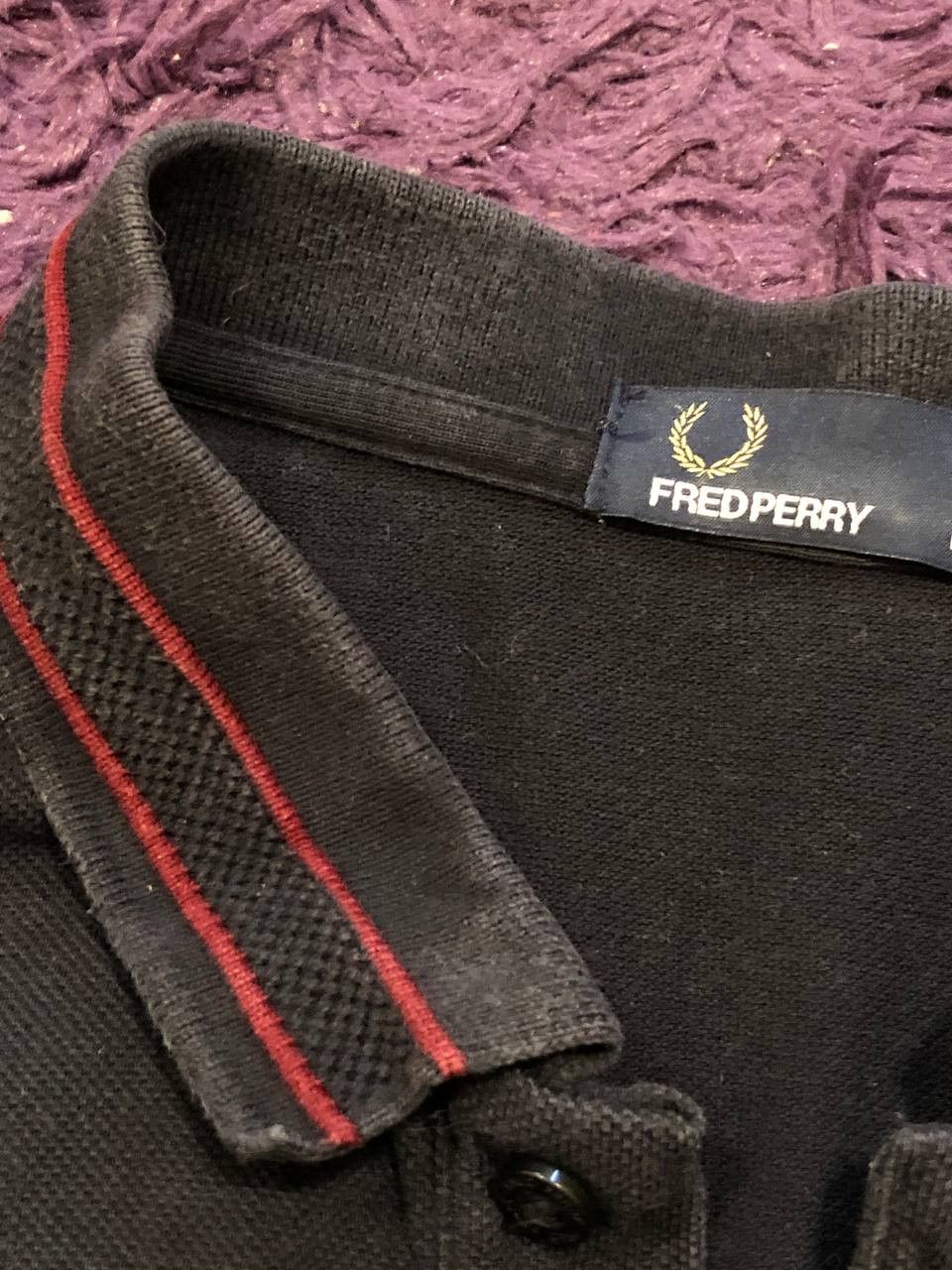 Fred Perry Logo Black Polo Fred Perry Y2K Streetwear Vintage T-Shirt Size US L / EU 52-54 / 3 - 10 Thumbnail