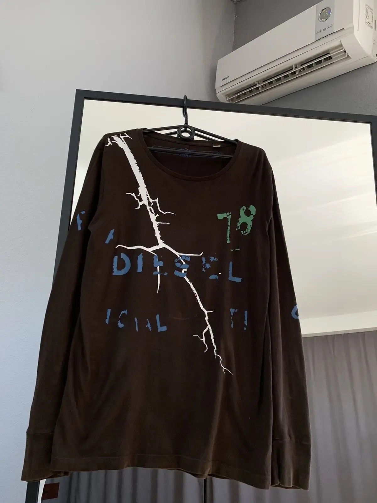 Diesel × Japanese Brand × Vintage Vintage Y2K long sleeve Diesel Sk8 Japanese style vtg Size US M / EU 48-50 / 2 - 9 Thumbnail