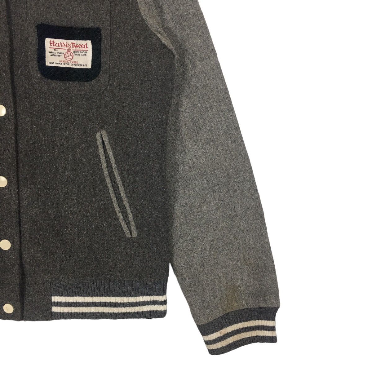 Harris Tweed Harris Tweed Woven Varsity Baseball Jacket Size XS Size XS / US 0-2 / IT 36-38 - 5 Thumbnail