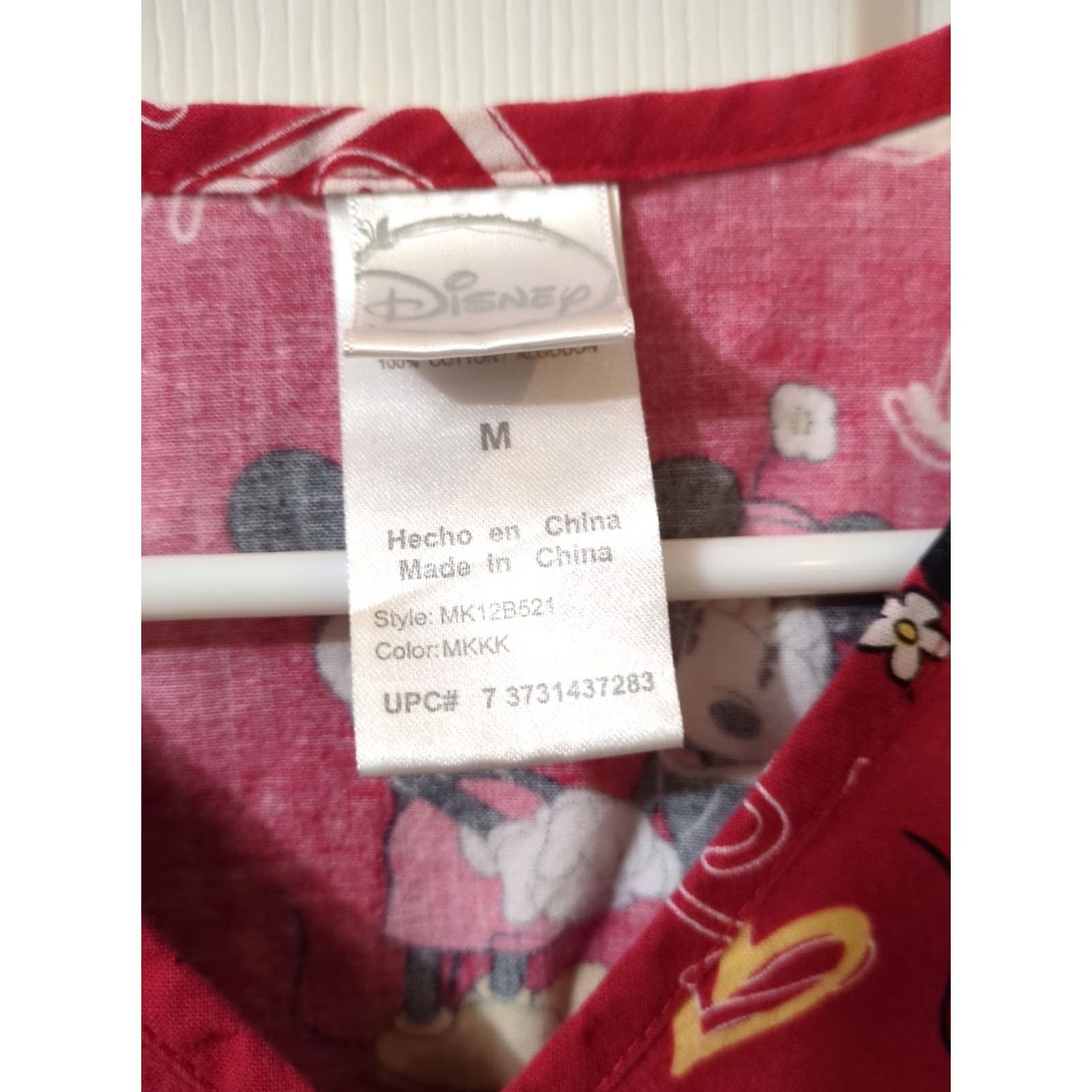 Disney Disney Scrubs Women Small Mickey Mouse Minnie Red Nurse Shirt Size M / US 6-8 / IT 42-44 - 3 Thumbnail