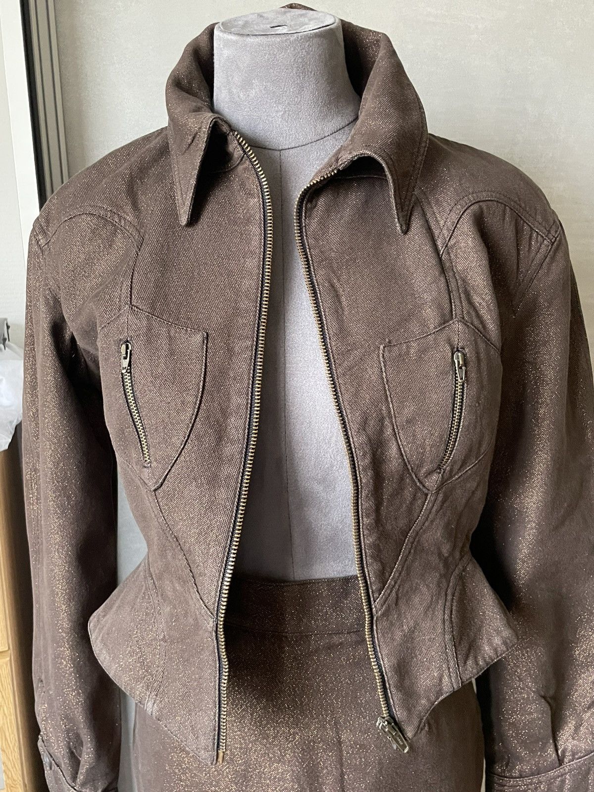 Thierry Mugler THIERRY MUGLER suit vintage Size S / US 4 / IT 40 - 8 Thumbnail