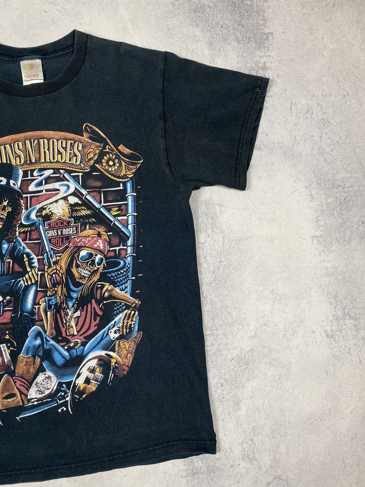 Guns N' Roses Vintage Guns N Roses Rock N Roll Whiskey Harley Full Print Size US M / EU 48-50 / 2 - 4 Thumbnail