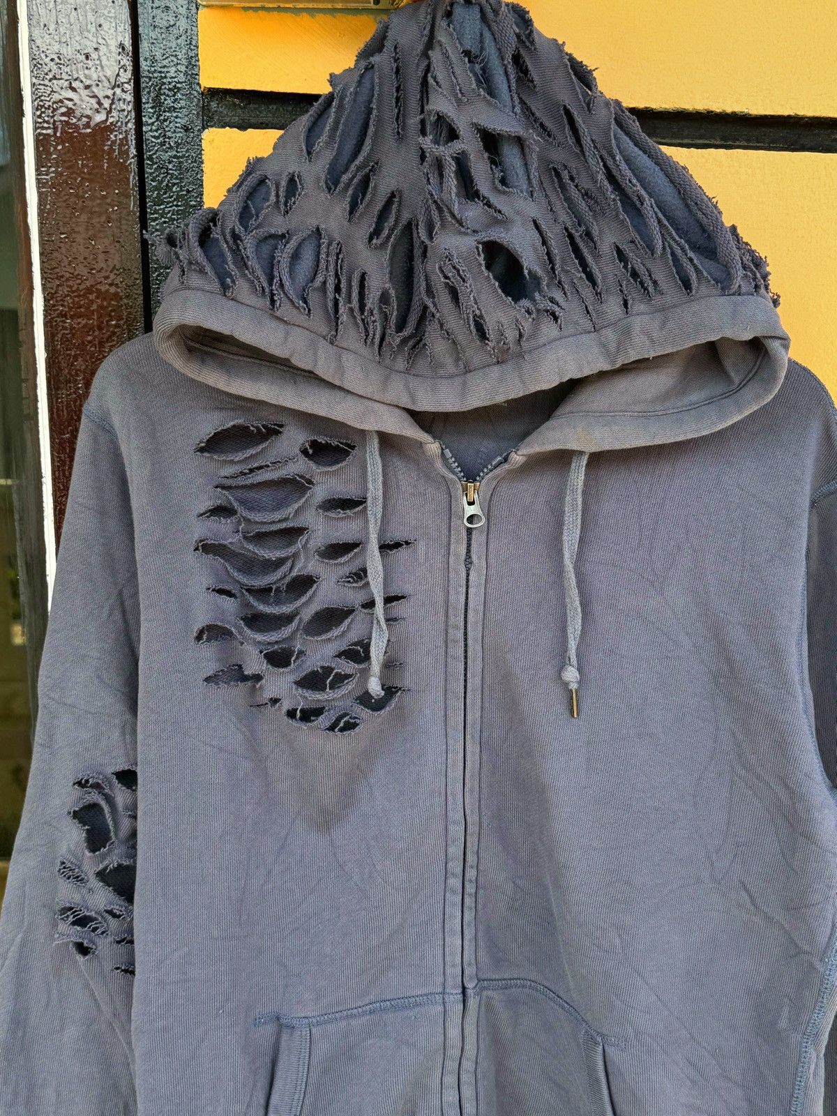 Hysteric Glamour × If Six Was Nine × Japanese Brand Distressed Hoodie Uniqlo lgb ifsix style Size US L / EU 52-54 / 3 - 4 Thumbnail