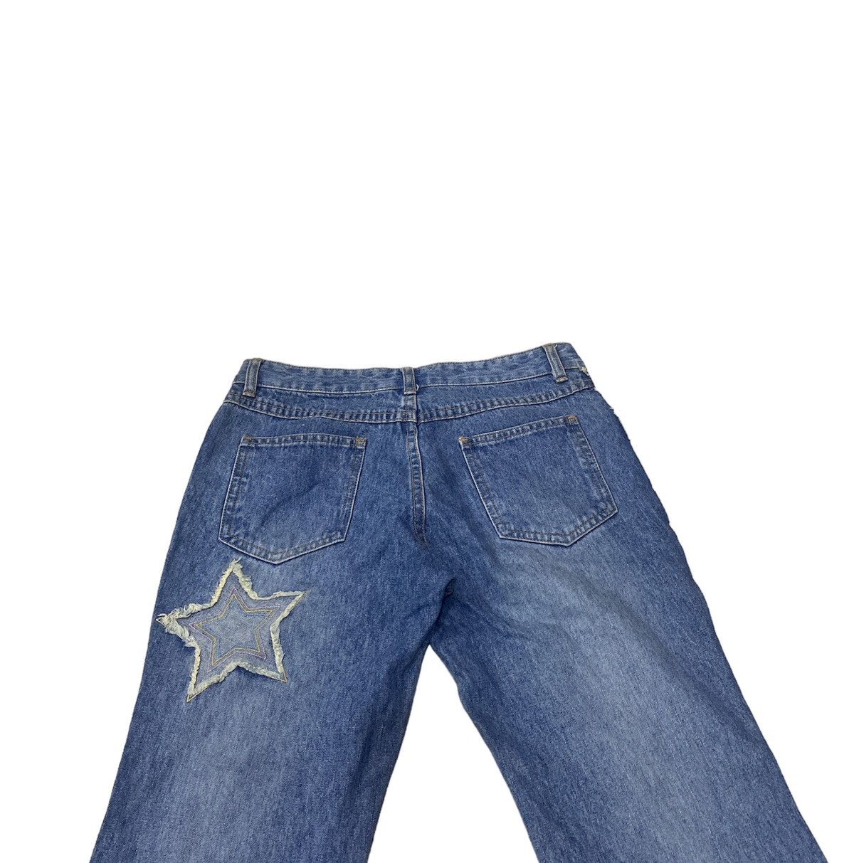 Japanese Brand Japan Flare joueraux echecs patch denim pant Size 28" / US 6 / IT 42 - 4 Thumbnail