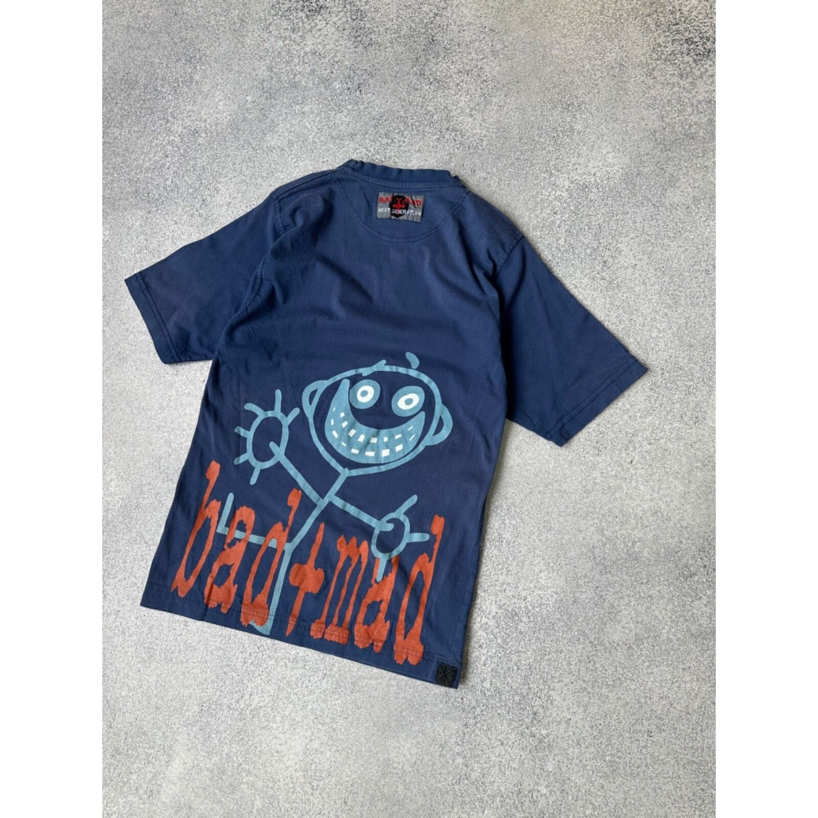 Vintage VTG Bad+Mad Skateboard Streetwear T-shirt Size US XS / EU 42 / 0 - 3 Thumbnail
