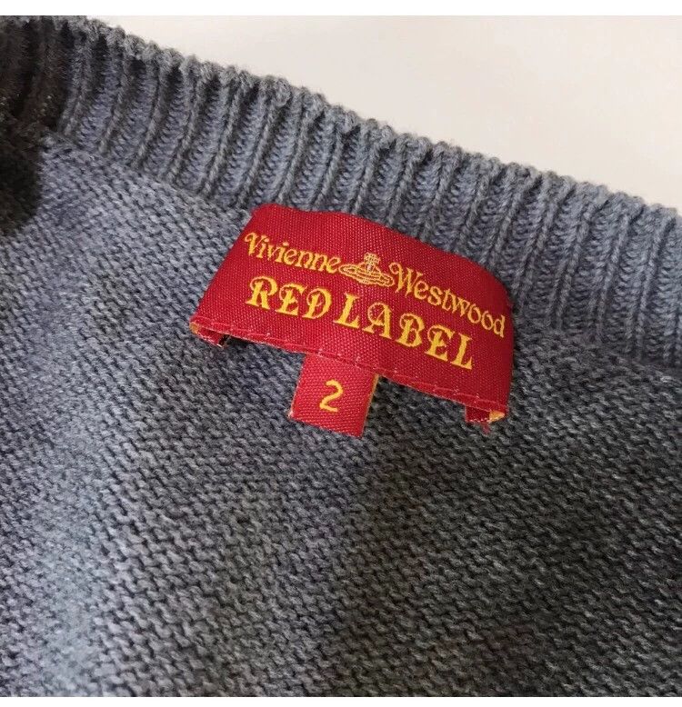 Vivienne Westwood Vivienne Westwood Diamond Plaid Grey Knit Coat Size M / US 6-8 / IT 42-44 - 5 Thumbnail