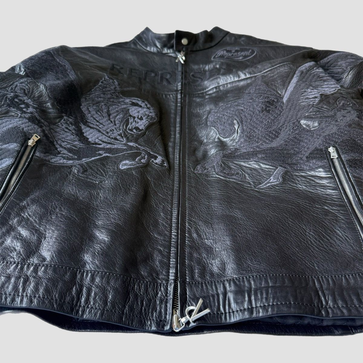 Represent Clo. Represent X Horizons Exclusive Collaboration Leather Jacket Size US L / EU 52-54 / 3 - 13 Thumbnail
