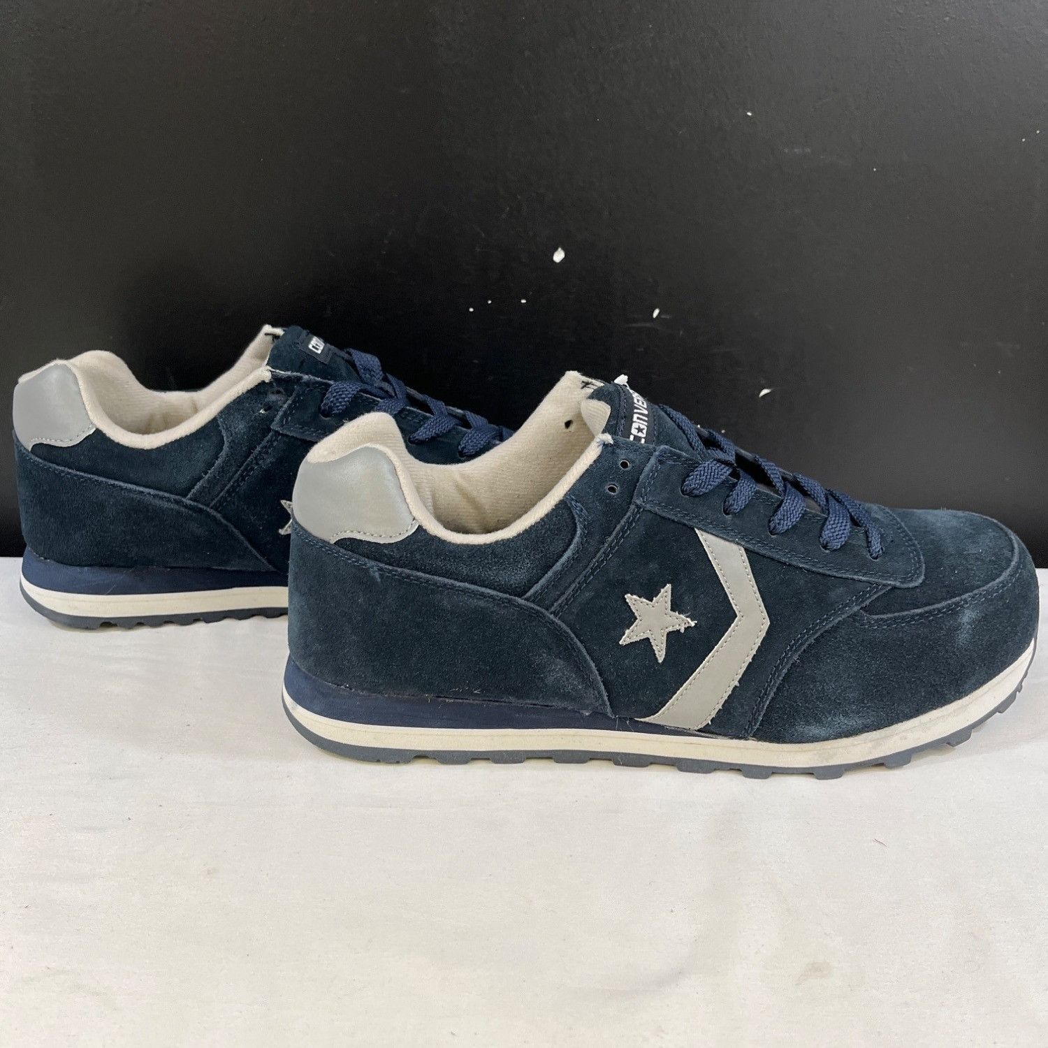 Converse Converse Mens Navy Blue Steel Toe Work Sneakers Size 13M SKU Grailed