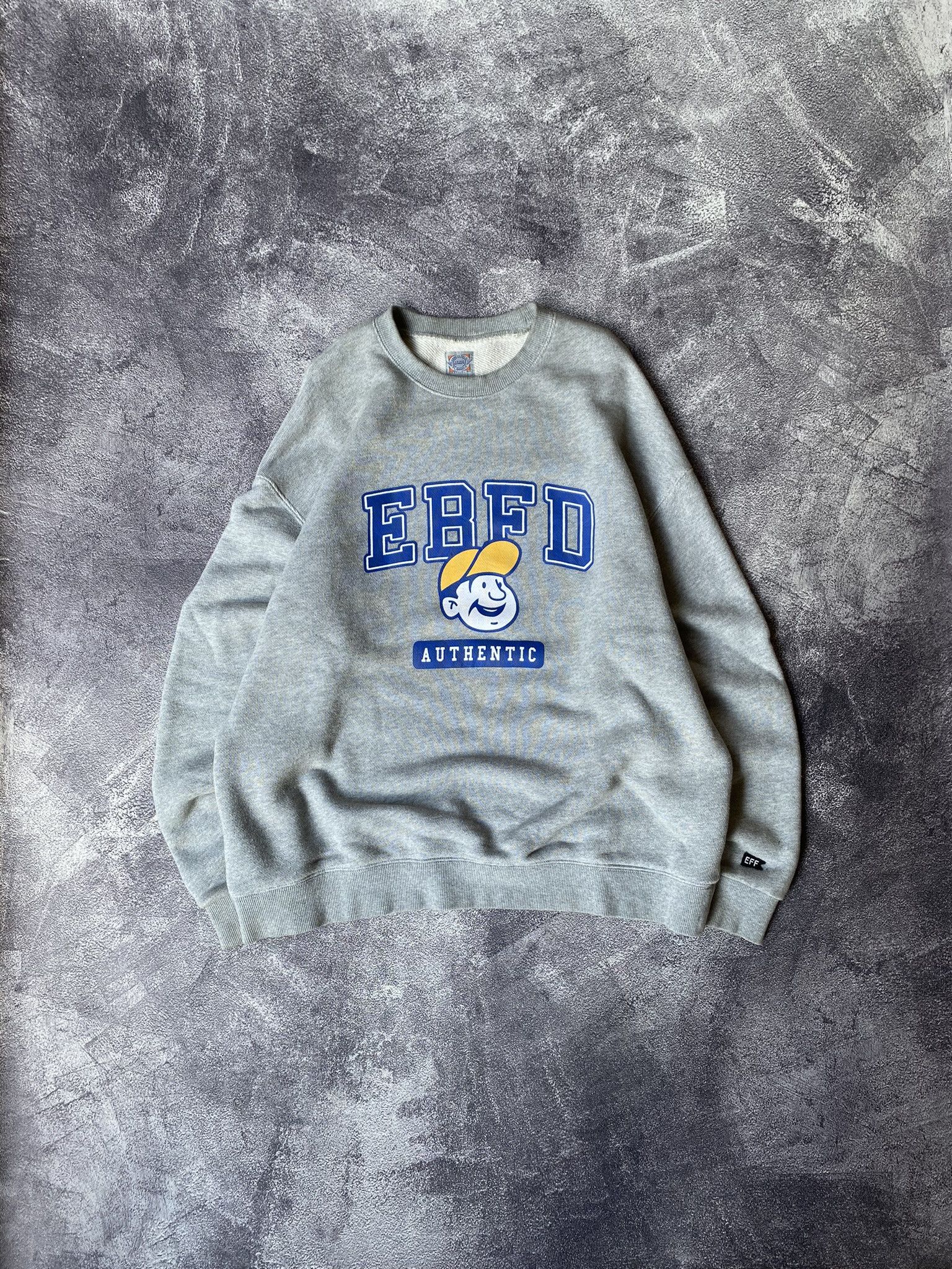 Ebbets Field Flannels × Vintage Ebbets Field Signature Logo Sweatshirt Size US XL / EU 56 / 4 - 2 Thumbnail