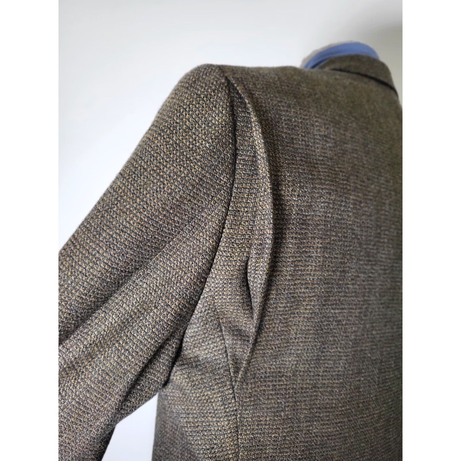 Hart Schaffner Marx Hart Schaffner Marx GUSSET Tweed Blazer Coat Jacket 42R Men Wool Check Single-Breasted 2-Button Notch Lapel Regular Size 42R - 5 Thumbnail