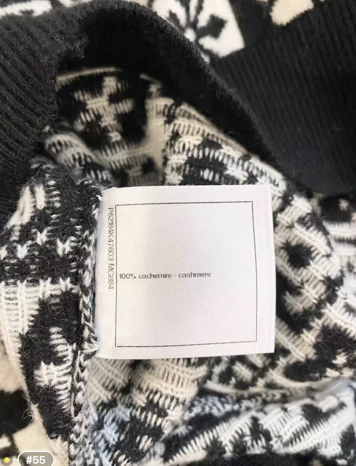 Chanel Chanel Block Logo Cashmere Sweater J33 Size XXS / US 00 / IT 34 - 6 Thumbnail
