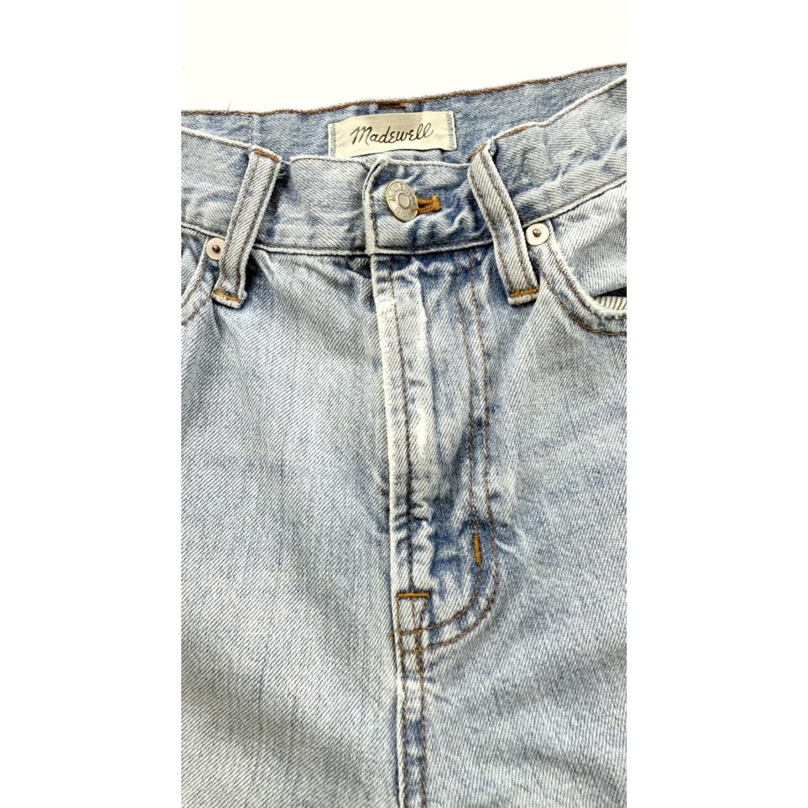 Madewell VINTAGE Not Applicable Madewell Jeans Women’s 24 Light Wash Straight Leg High Rise Denim Pants Summer Womens Size 42" / US 20 - 4 Thumbnail