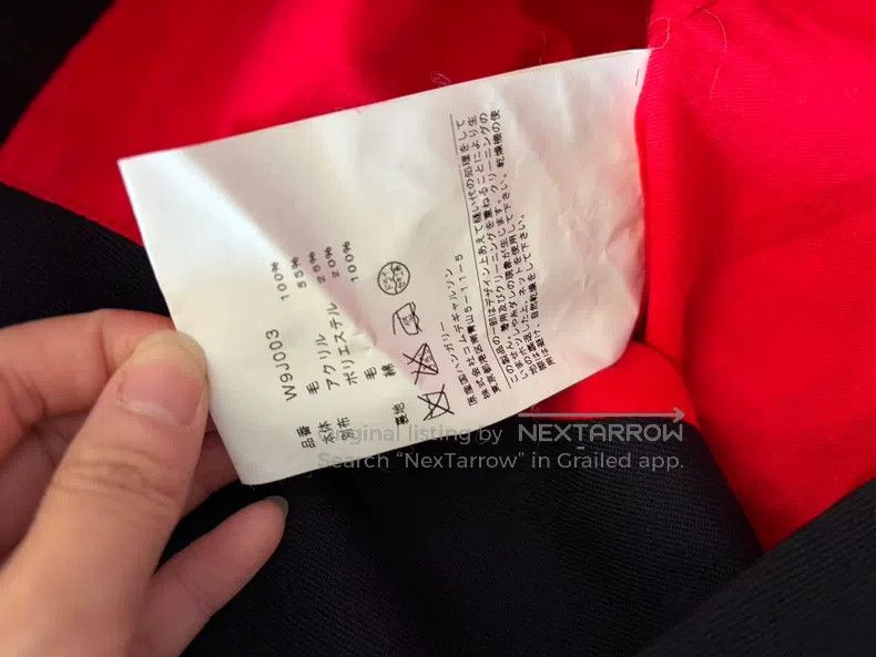 Comme des Garcons Comme Des Garcons Navy Blue Blazer with Contrasting Design Size M / US 6-8 / IT 42-44 - 6 Thumbnail