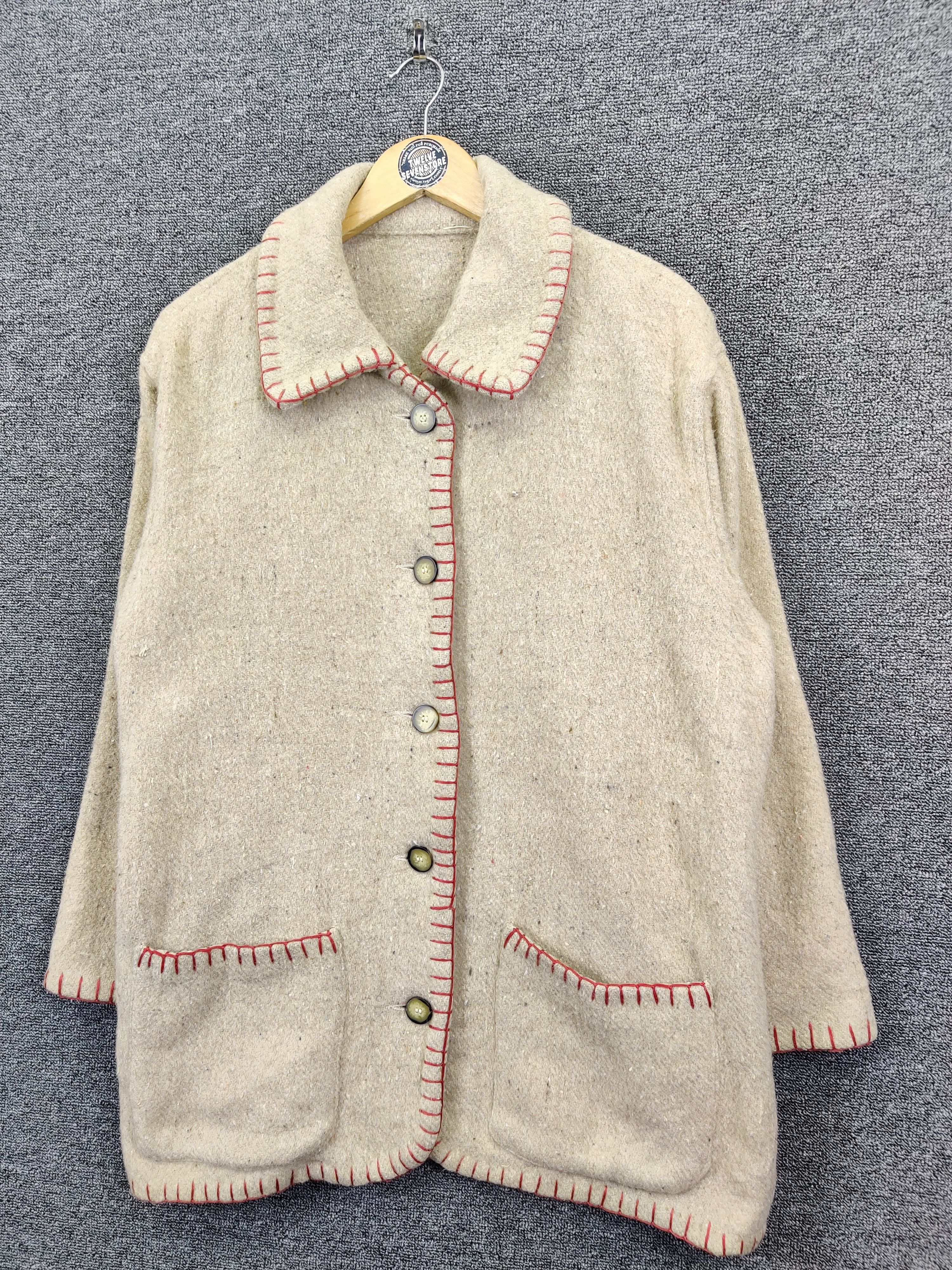 Japanese Brand Michigan Wool Button Ups Jacket Size US M / EU 48-50 / 2 - 2 Thumbnail