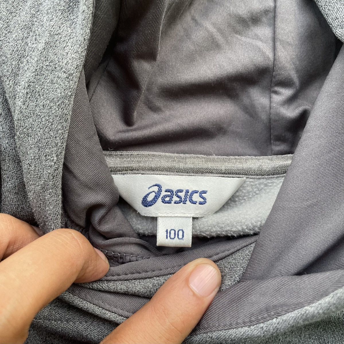 Asics Asics Pullover Hoodie Charcoal Grey Size S / US 4 / IT 40 - 7 Thumbnail
