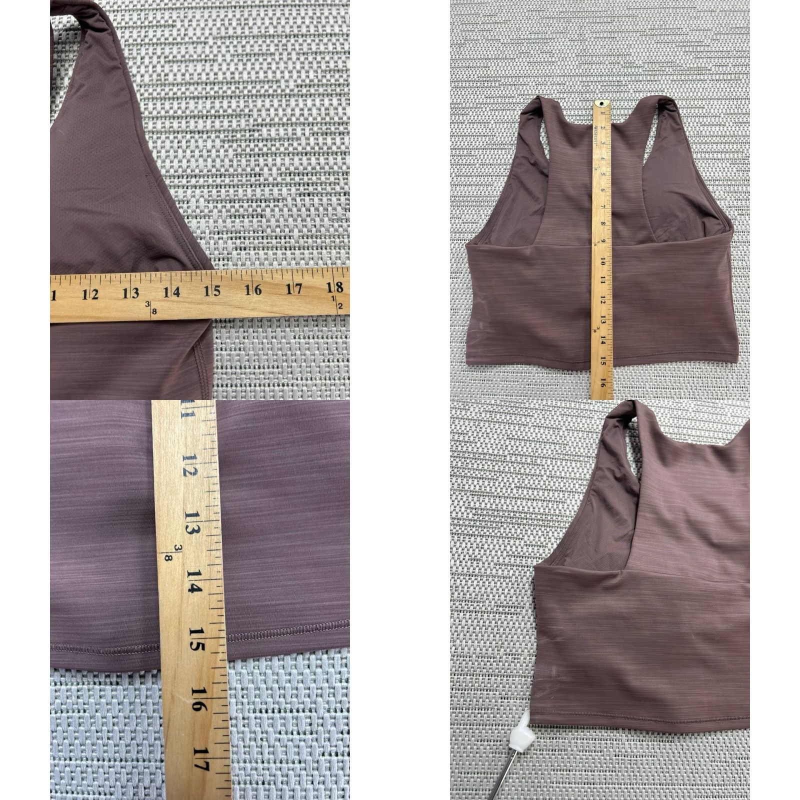 Athleta Athleta Shirt Womens Medium Brown Running Tank Top Sleeveless Racerback Athletic Fit Size M / US 6-8 / IT 42-44 - 8 Thumbnail