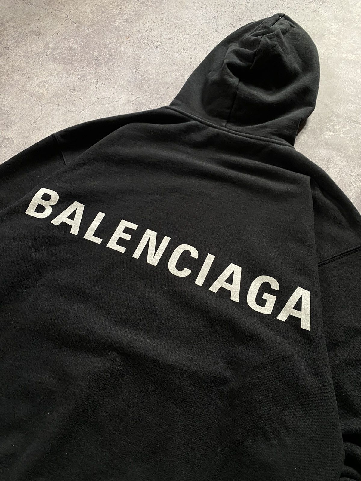 Balenciaga Big Back Logo Archetype SS18 Hoodie