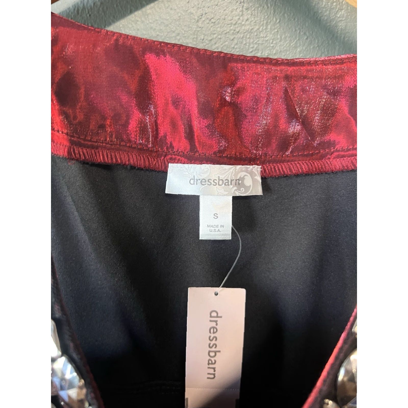 Vintage Dressbarn Y2K Womens Red Sleeveless Dress Tank NWT Size S Size S / US 4 / IT 40 - 3 Thumbnail