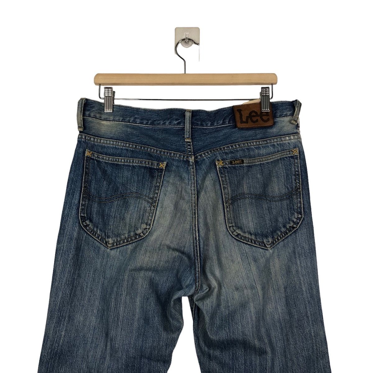 Japanese Brand 🔥Vintage Denim Jeans Lee Rider Biker Size US 32 / EU 48 - 9 Thumbnail