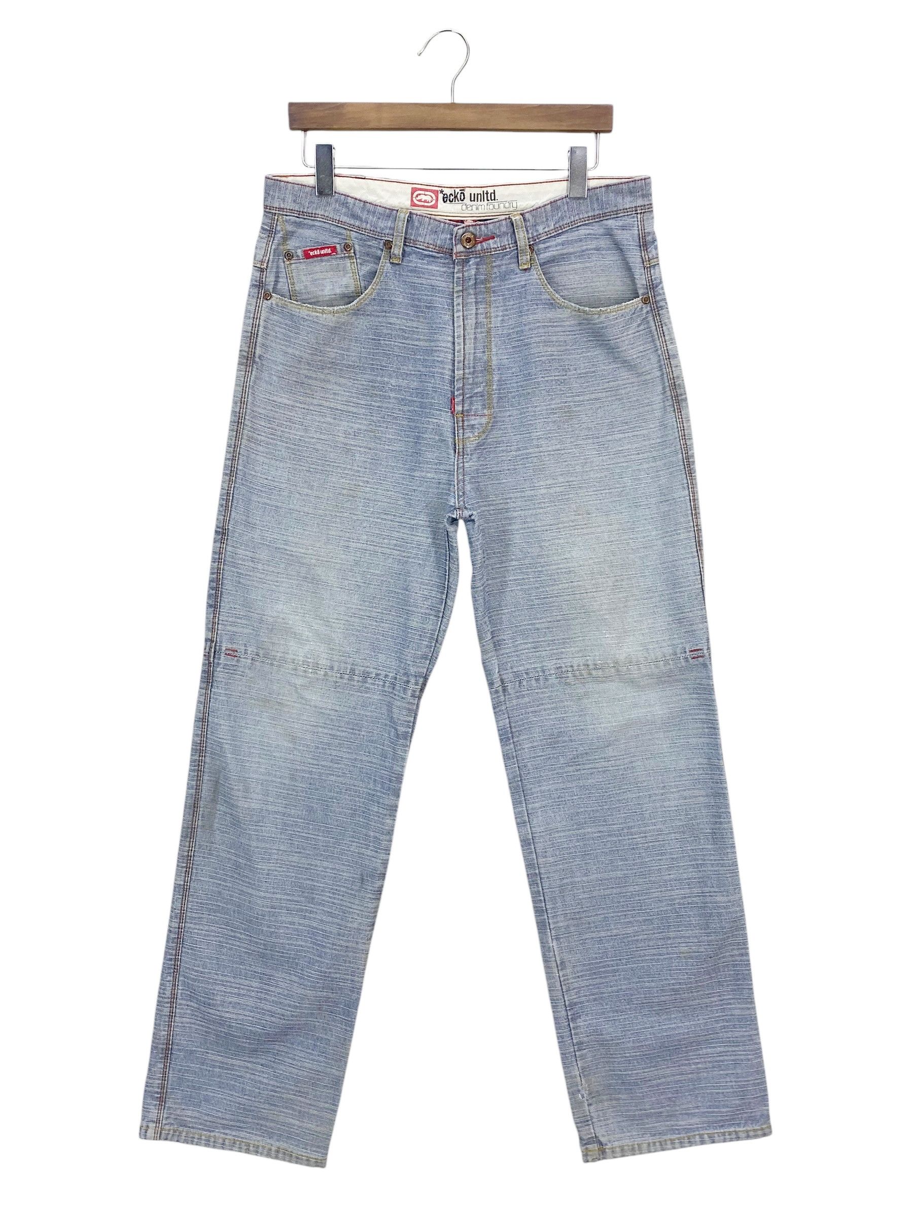 Ecko Unltd. Ecko Denim Hip Hop Skateboards Baggy Pants Size US 34 / EU 50 - 2 Thumbnail