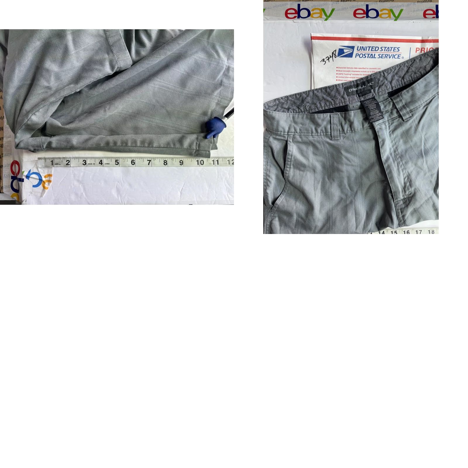O'Neill O'Neill Shorts Chino Gray Mens Size 32 Size US 32 / EU 48 - 8 Thumbnail