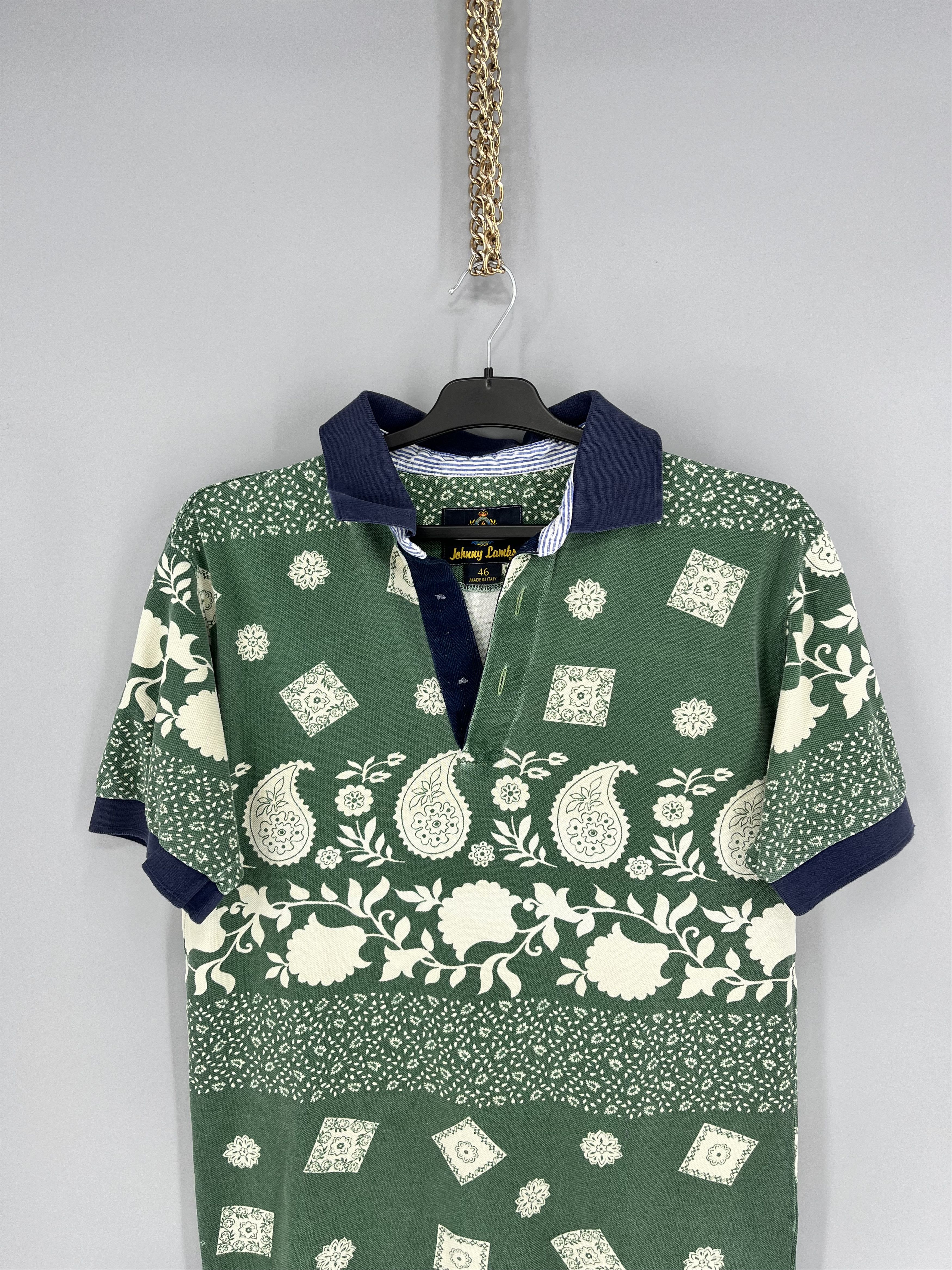 Vintage Vintage Johnny Lambs Milano polo Italy Paisley Size US M / EU 48-50 / 2 - 6 Thumbnail