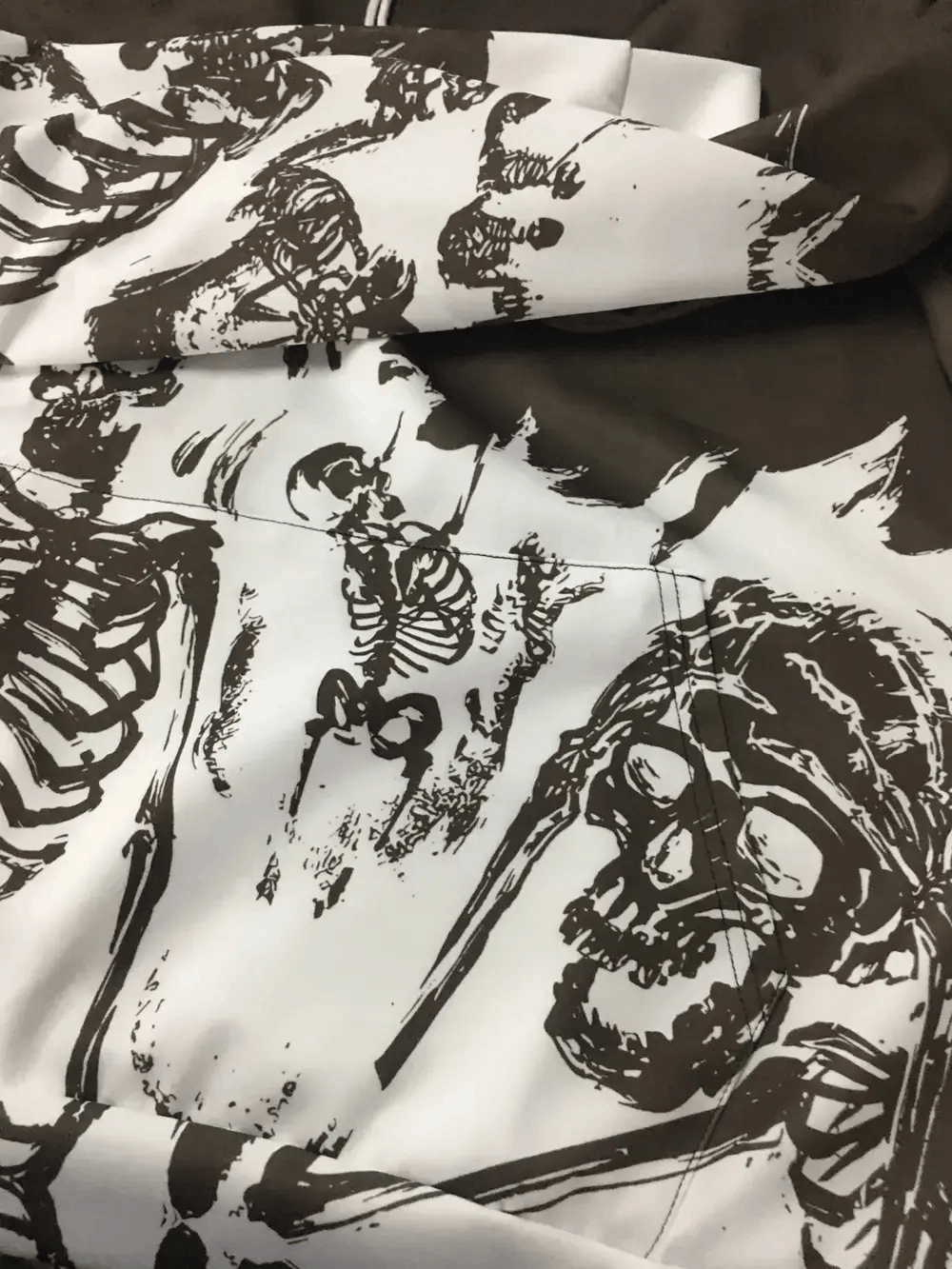 Japanese Brand × Vintage Designer Streetwear Skeleton Graphic Hoodie Punk Gothic Size US M / EU 48-50 / 2 - 3 Thumbnail