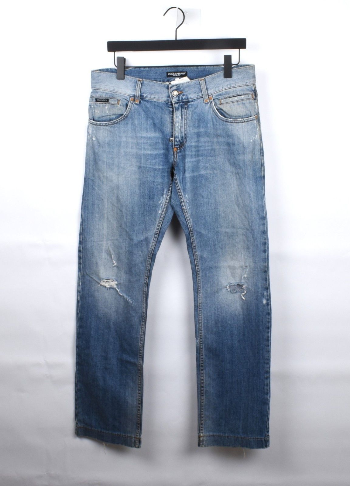 Dolce & Gabbana Dolce Gabbana Men Jeans Distressed Size IT50/L, S1986 Size US 34 / EU 50 - 2 Thumbnail