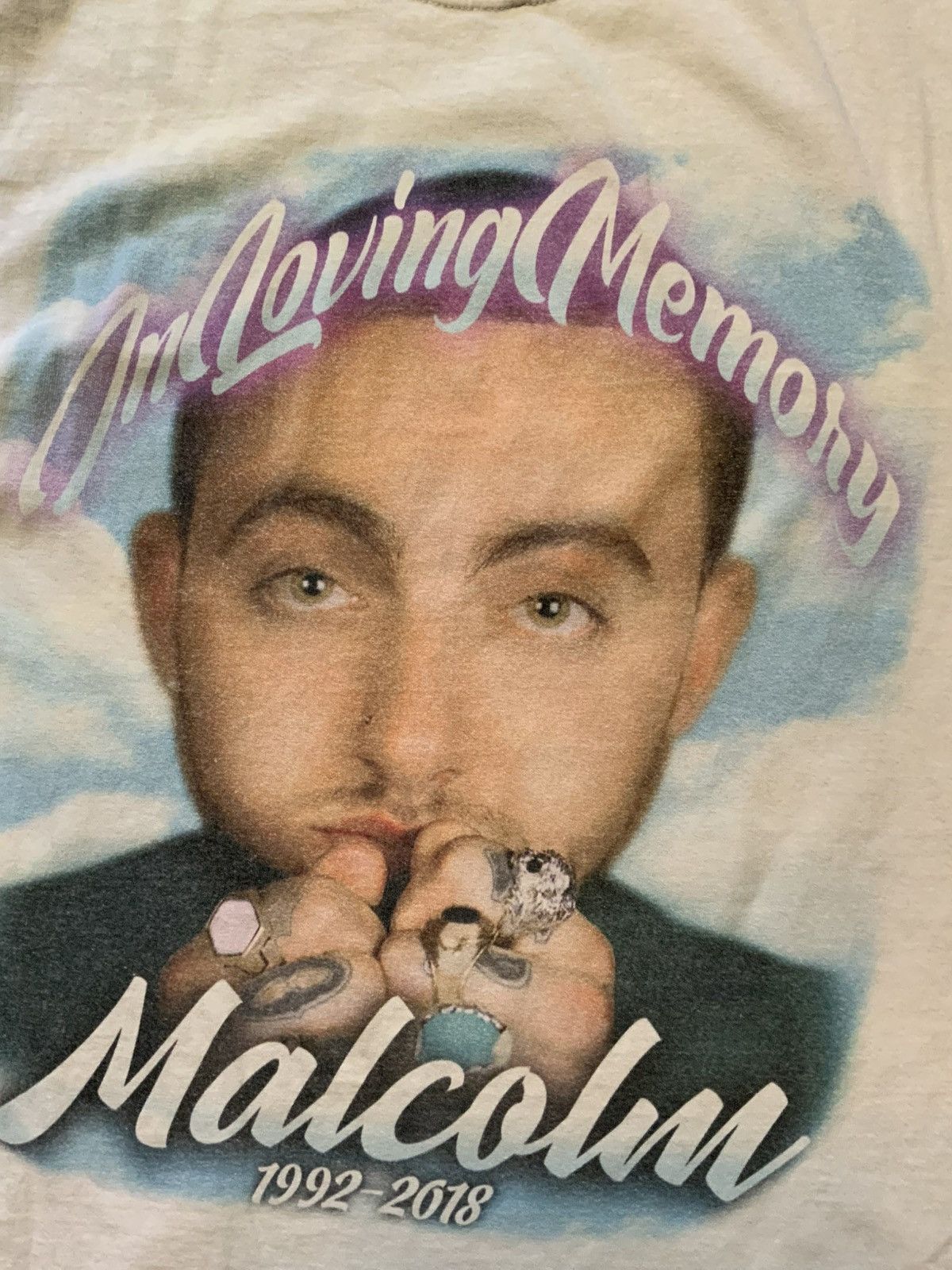 Mac Miller Mac Miller Memorial In Loving Memory Malcolm Graphic T-Shirt Size US M / EU 48-50 / 2 - 3 Thumbnail