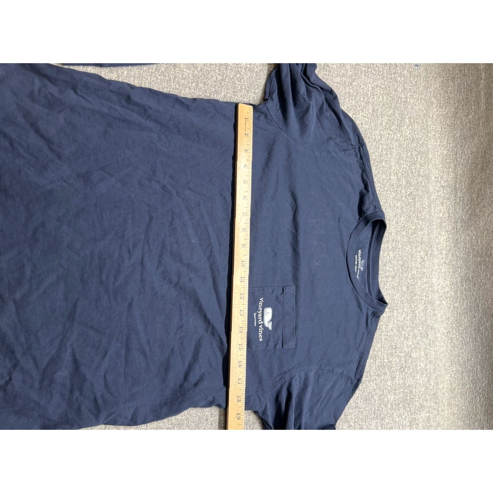Vineyard Vines Vineyard Vines Men's XS Blue Graphic Long Sleeve Pocket Tee Shirt Size US XS / EU 42 / 0 - 5 Thumbnail
