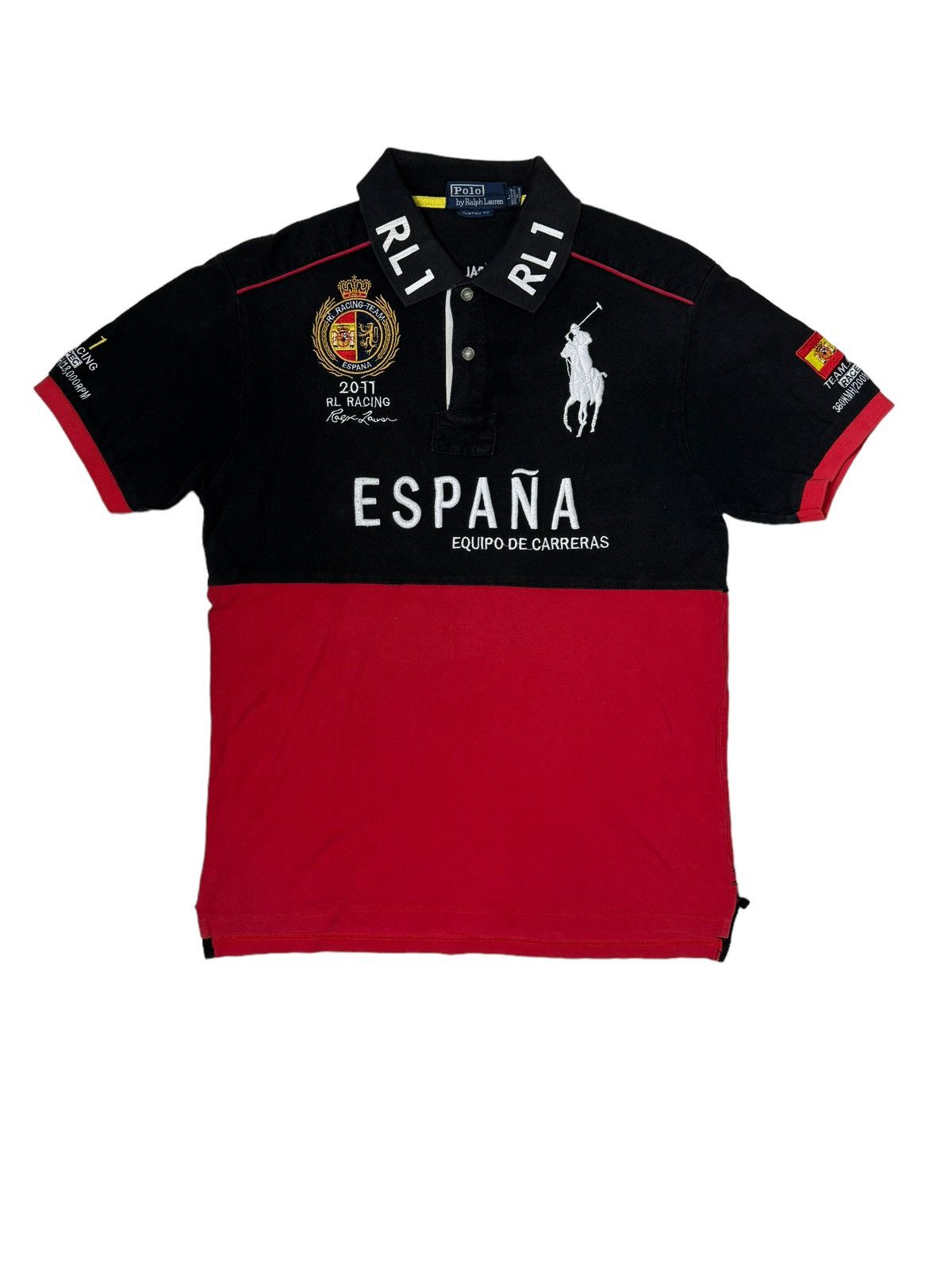 Luxury Polo Ralph Lauren Vintage POLO RALPH LAUREN ESPANA 2011 RACING TEAM Grailed