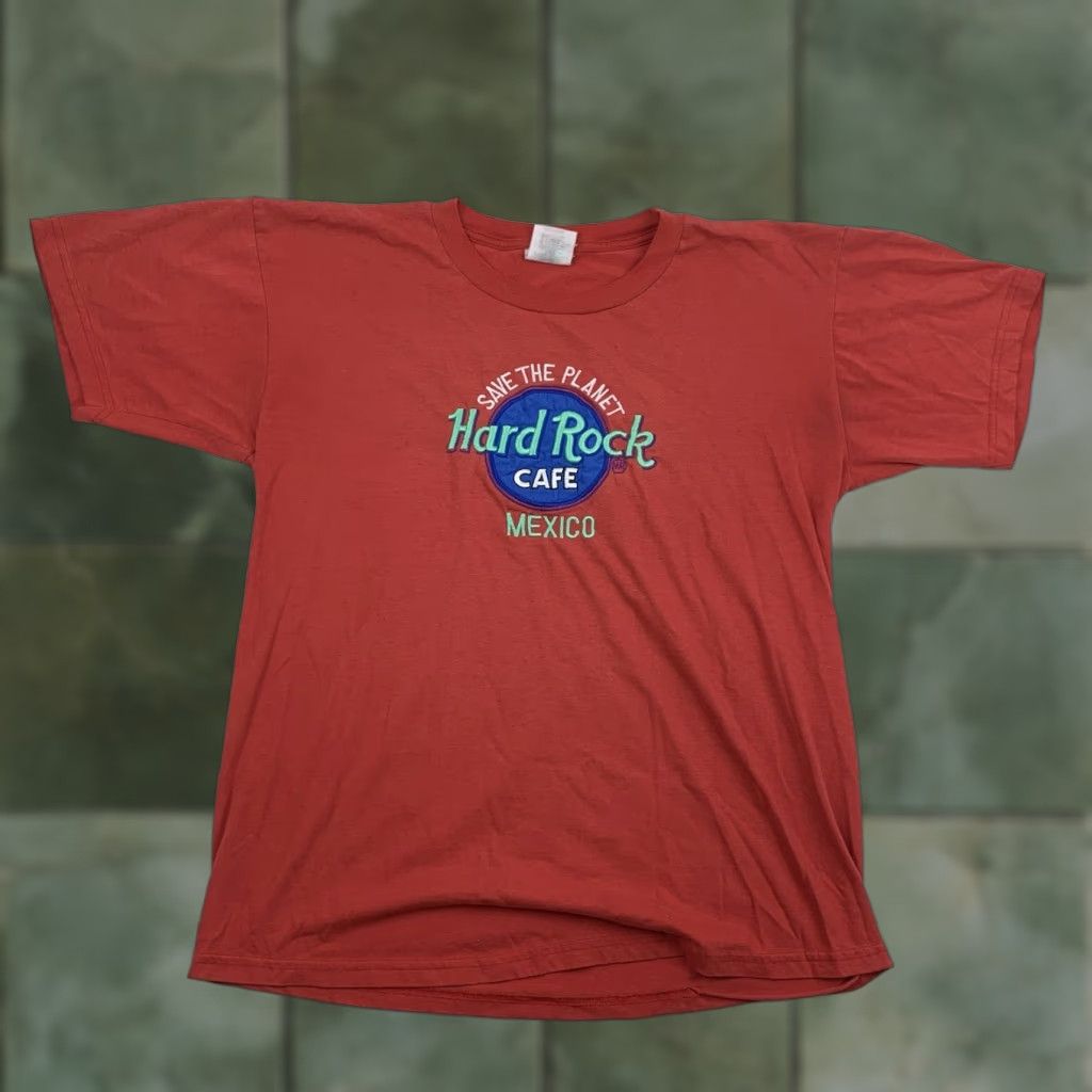 Hard Rock Cafe VINTAGE Hard Rock Cafe T Shirt Men Adult M Red Embroidered Rock & Roll Mexico 90s Shirt Size US M / EU 48-50 / 2 - 1 Thumbnail